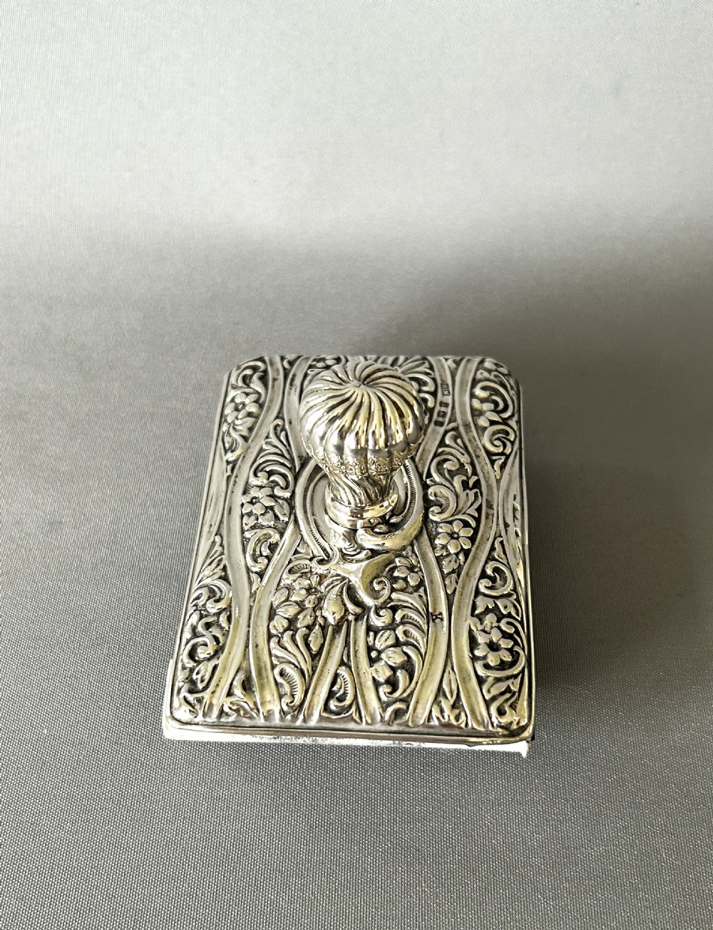A Lovely Edwardian Silver 'rocking' Desk Blotter View V