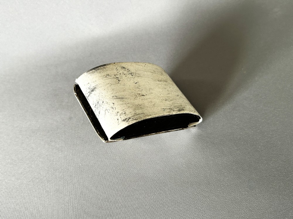 A Lovely Edwardian Silver 'rocking' Desk Blotter View VI