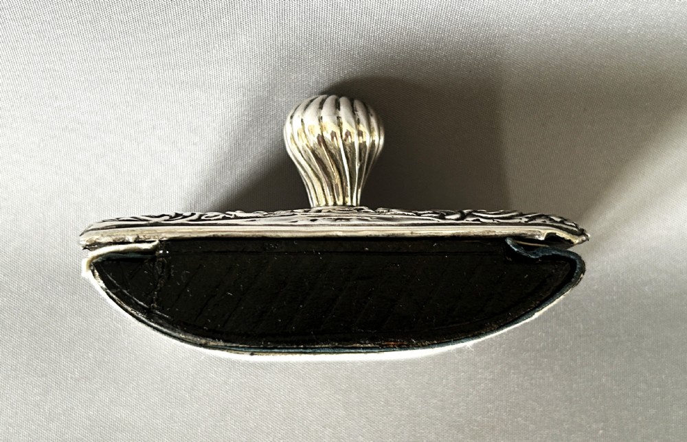 A Lovely Edwardian Silver 'rocking' Desk Blotter View VIII