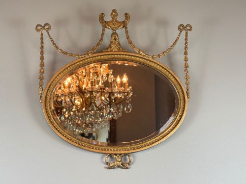 A VICTORIAN REGENCY REVIVAL STYLE MIRROR C1870 - ADDITIONAL PHOTO 5