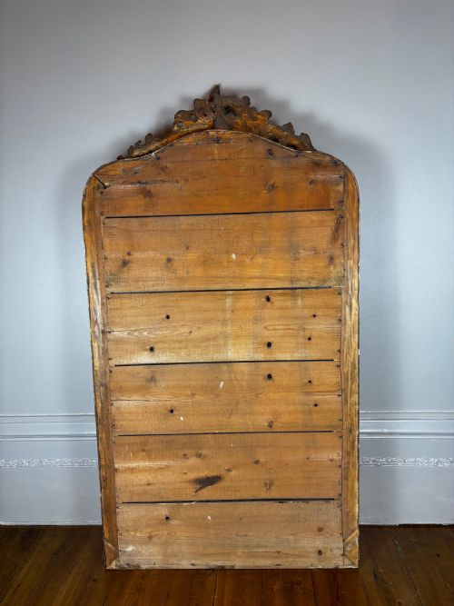LARGE FRENCH LOUIS PHILLIPE GILTWOOD MIRROR C 1850 - ADDITIONAL PHOTO 1