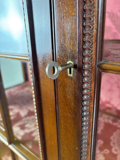 GEORGIAN EMPIRE PERIOD ROSEWOOD DISPLAY CABINET C1810 - ADDITIONAL PHOTO 13