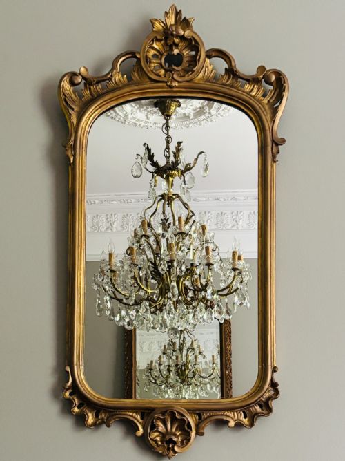 A French Pier Glass Mirror c1910