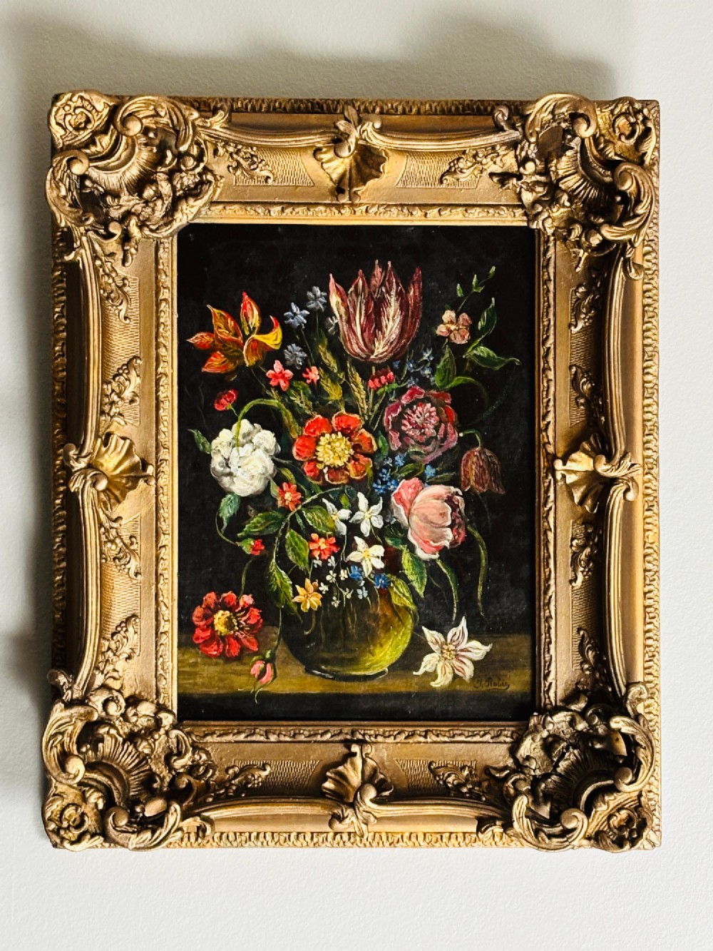 Jean Baptiste Robie oil on canvas painting 1821-1910