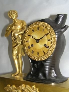 fig 1. ANTIQUE MANTEL CLOCK