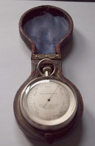 Antique Pocket / Desk  Barometer