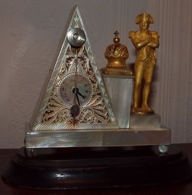 Antique Napoleon Figure Clock