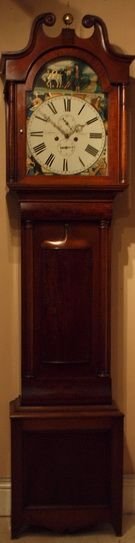 Antique Longcase Clock Paisley