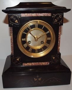 Antique Slate Mantel Clock