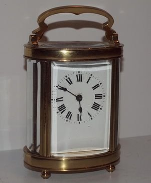 Antique Oval Carriage Clock