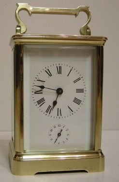 Antique Carriage Clock with Alarm