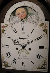 fig 1. Antique longcase clock Long Buckby