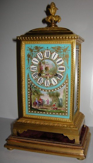 Antique Porcelian Mantel Clock