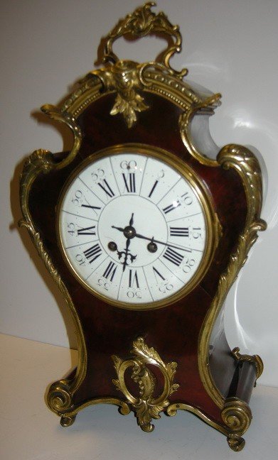 Antique Tortoishell Mantel Clock
