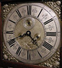 fig 1. Antique Longcase Clock Hampson Wrexham