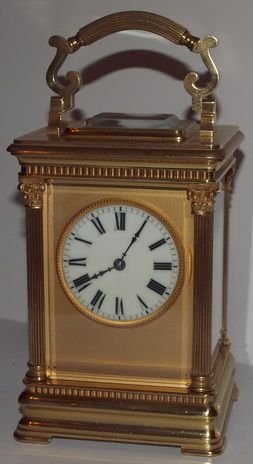 Corinthium Capped Carriage Clock