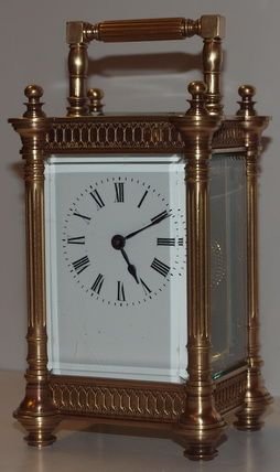 Antique Carriage Clock Fretwork