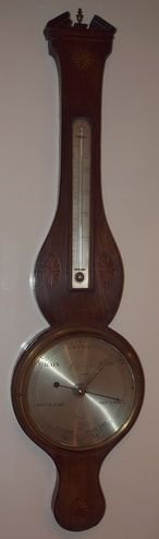 Georgian Wheel Barometer Catelli Worcester