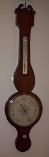 A Victorian Mercury Wheel Barometer
