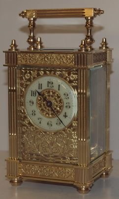 Fretwork French Carriage Clock