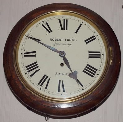 10" Fusee Dial Clock Forth, London