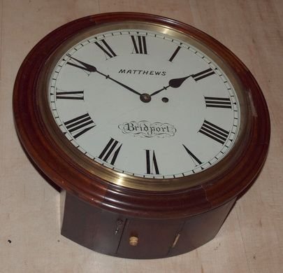 Antique Fusee Dial Clock Bridport