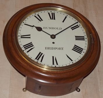 Antique Dial Clock Rumbold Bridport