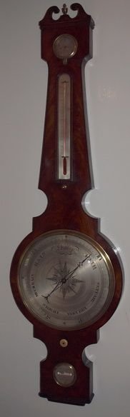 William IV Period London Mercury Wheel Barometer