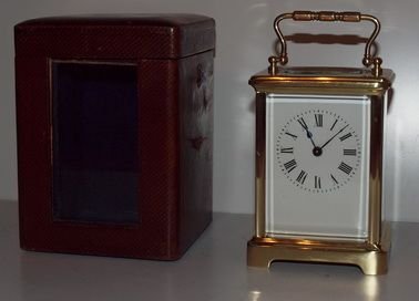 French Carriage Clock with Box