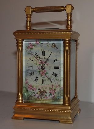 Porcelain Panel Carriage Clock
