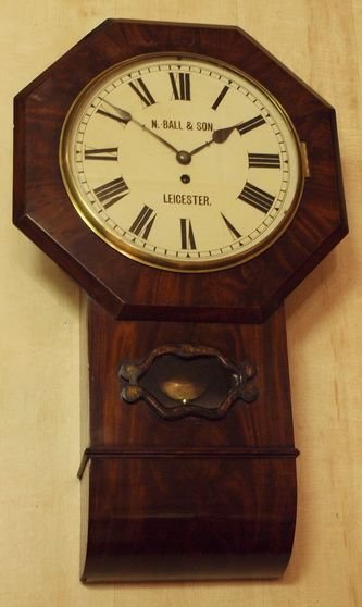 Antique Dropdial Fusee Ball Leicester