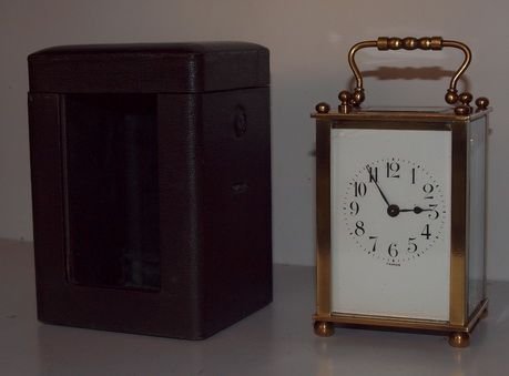 French Carriage Clock and Box