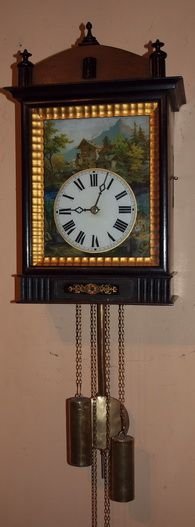 Antique Black Forest Wall Clock