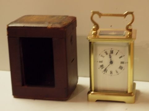 French Carriage Clock and Original Box