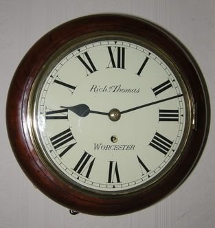 Rare 8" Fusee Dial Clock Thomas Worcester