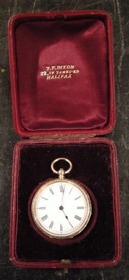 Swiss 14ct Gold Pocket Watch and Box