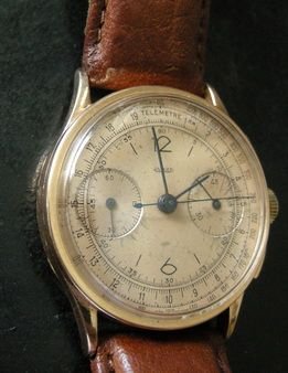 1920'S Jaeger 18ct Gold Chronometer Watch
