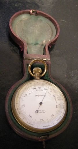 Aan Aneroid Pocket Barometer
an Aneroid Pocket Barometer
