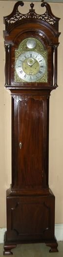 Georgian Mahogany Longcase Clock Sherborne