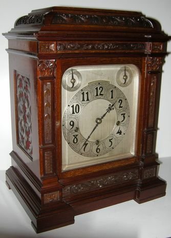 Victorian Carved Westminster Chime Mantel