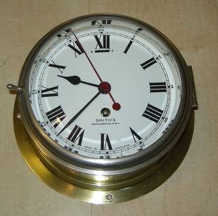 Smith Ships Clock Enamel Dial