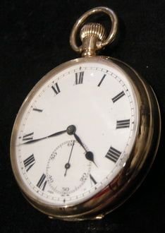 9 Ct Gold Pocket Watch