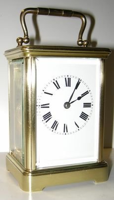French Brass Cased Carriage Clock
