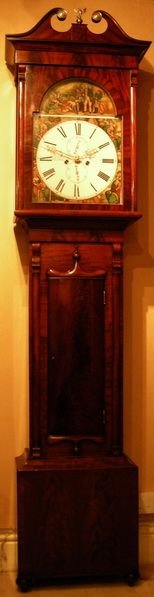 Scottish Mahogany Longcase Clock