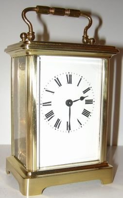 A French Brass Cased Carriage Clock