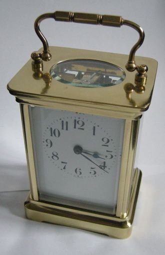 A French Brass Cased Carriage Clock