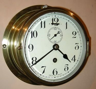 A Brass Ships Clock