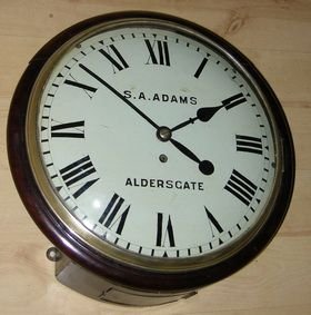 Georgian Convex Dial London Fusee Wall Clock