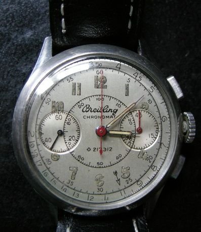A Rare Early 1940'S Breitling Chronomat.