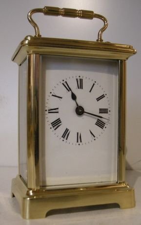 A French Brass Cased Carriage Clock